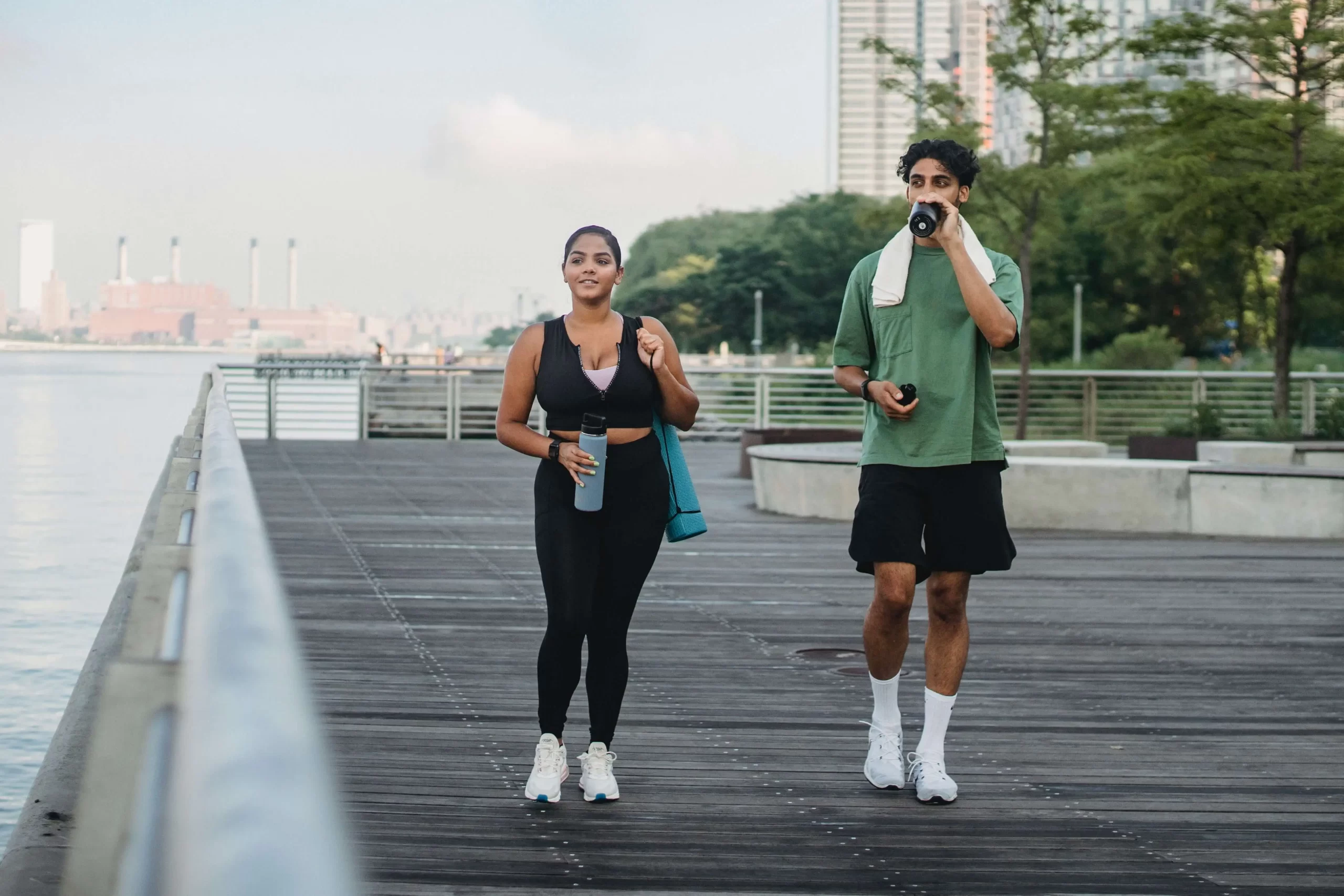 morning-walk-exercise-with-friend