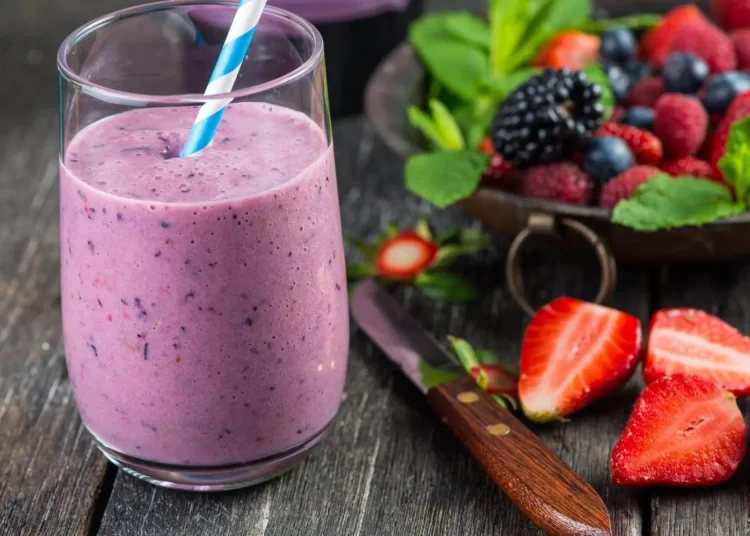 berry-High-Protein Smoothies