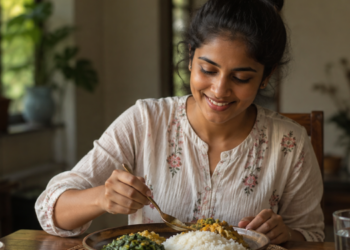 Sri Lankan rice and curry diet hack
