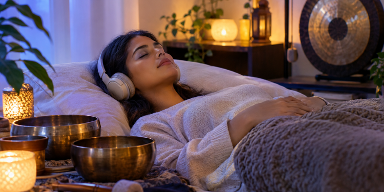 Beyond Meditation Apps: How Sound Baths and Binaural Beats Help Reset the Busy Mind 1 Beyond Meditation Apps