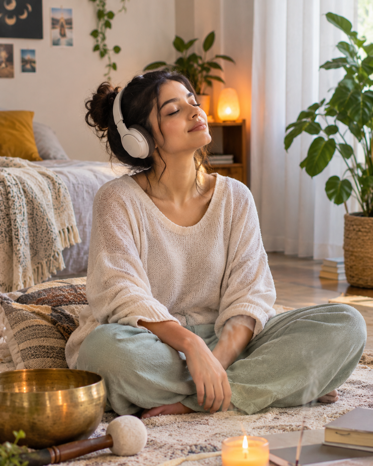 Beyond Meditation Apps: How Sound Baths and Binaural Beats Help Reset the Busy Mind 4 Beyond Meditation Apps